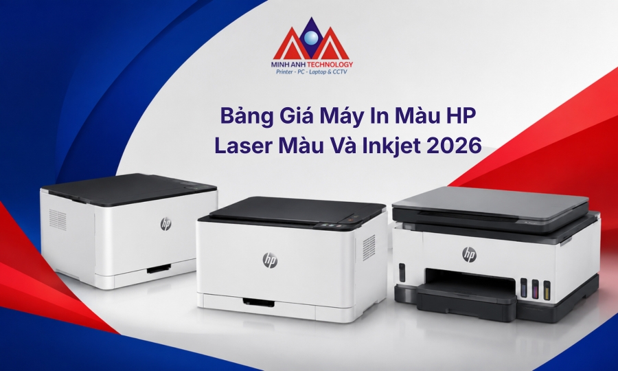 Bảng Giá Máy In Màu HP Laser Màu Và Inkjet 2026